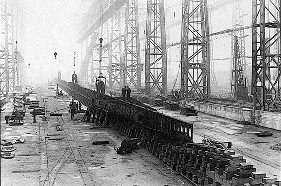 31st March 1909 – Titanic's keel laid – marpubs